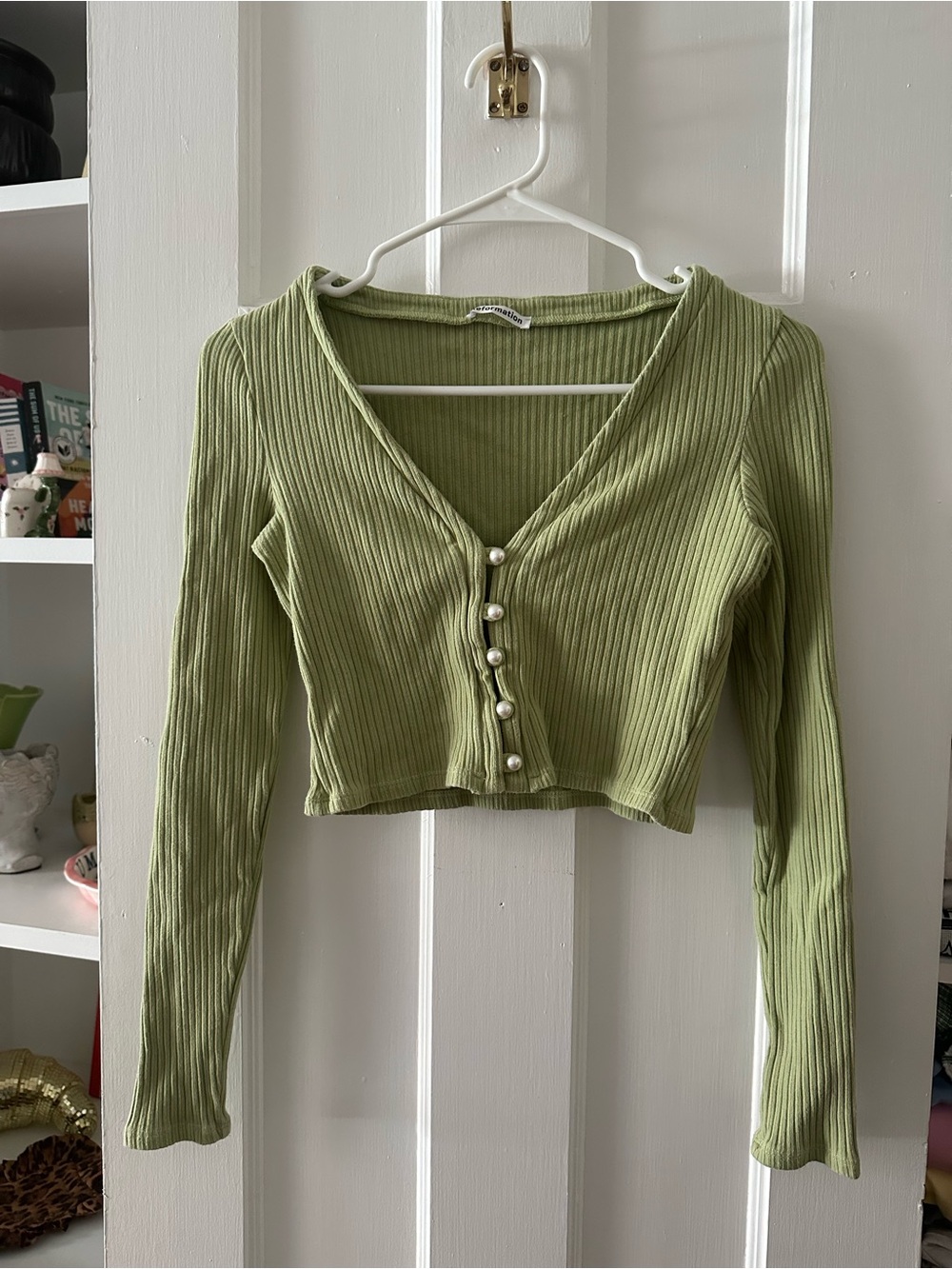 reformation long sleeve top
